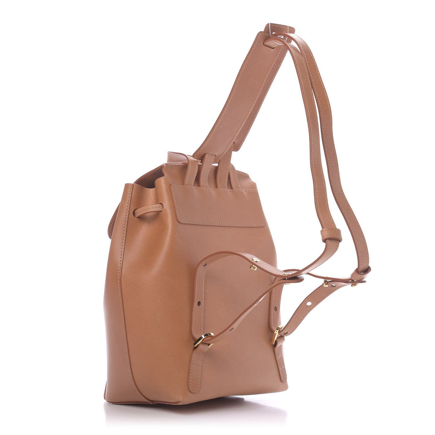 Vegetable Tanned Calfskin Mini Backpack Cammello Rosa