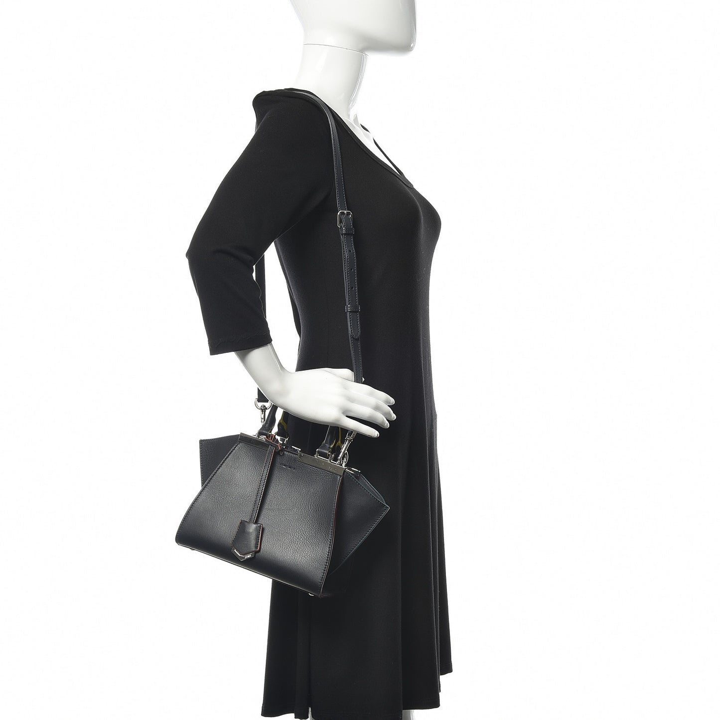 Vitello Dolce Mini 3jours Tote Blue Notte