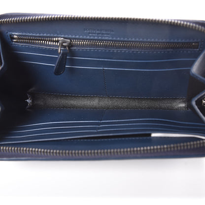 Bottega Veneta Nappa Intrecciato Zip Around Wallet Atlantic 5 of 9