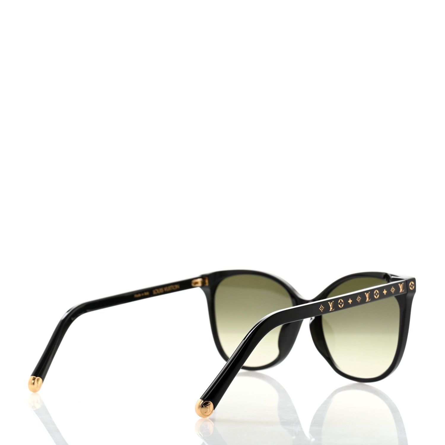Louis Vuitton Acetate My Monogram Light Cat Eye Sunglasses Z1657E Black 4 of 7