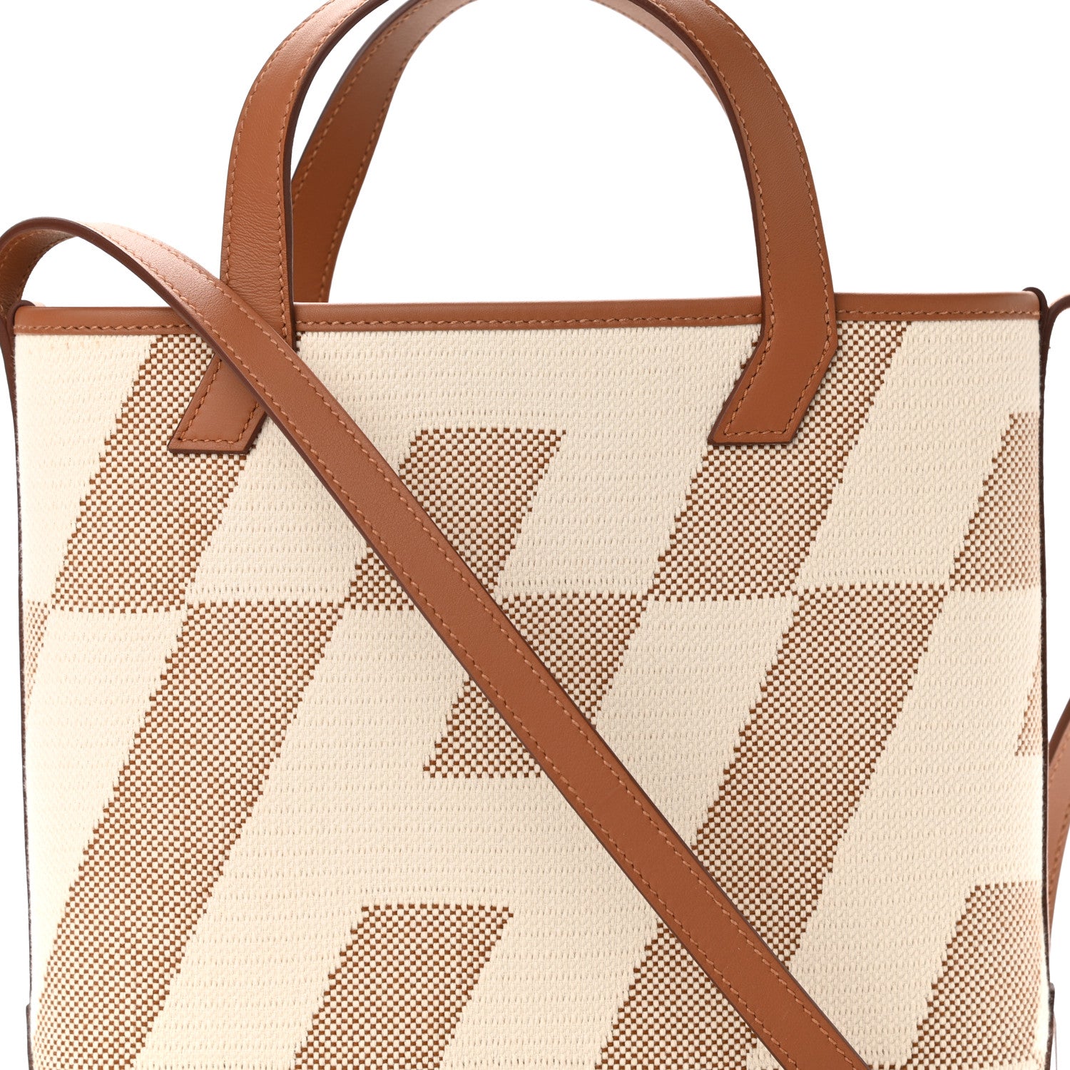 Hermes Swift Toile H Cabas H En Biais 27 Ecru Naturel Gold 8 of 10