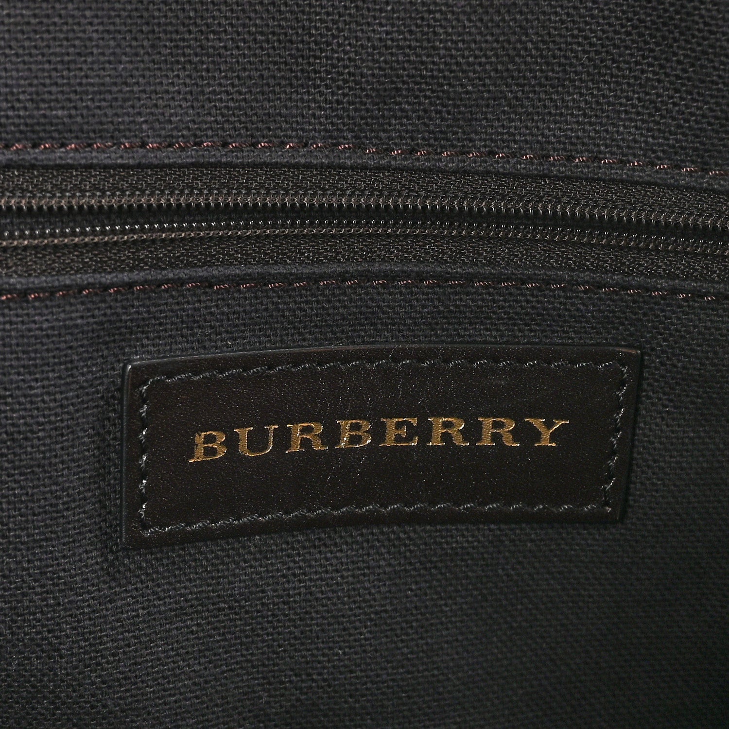 Burberry Haymarket Check Small Orchard Bowling Bag Chocolate 6 of 11