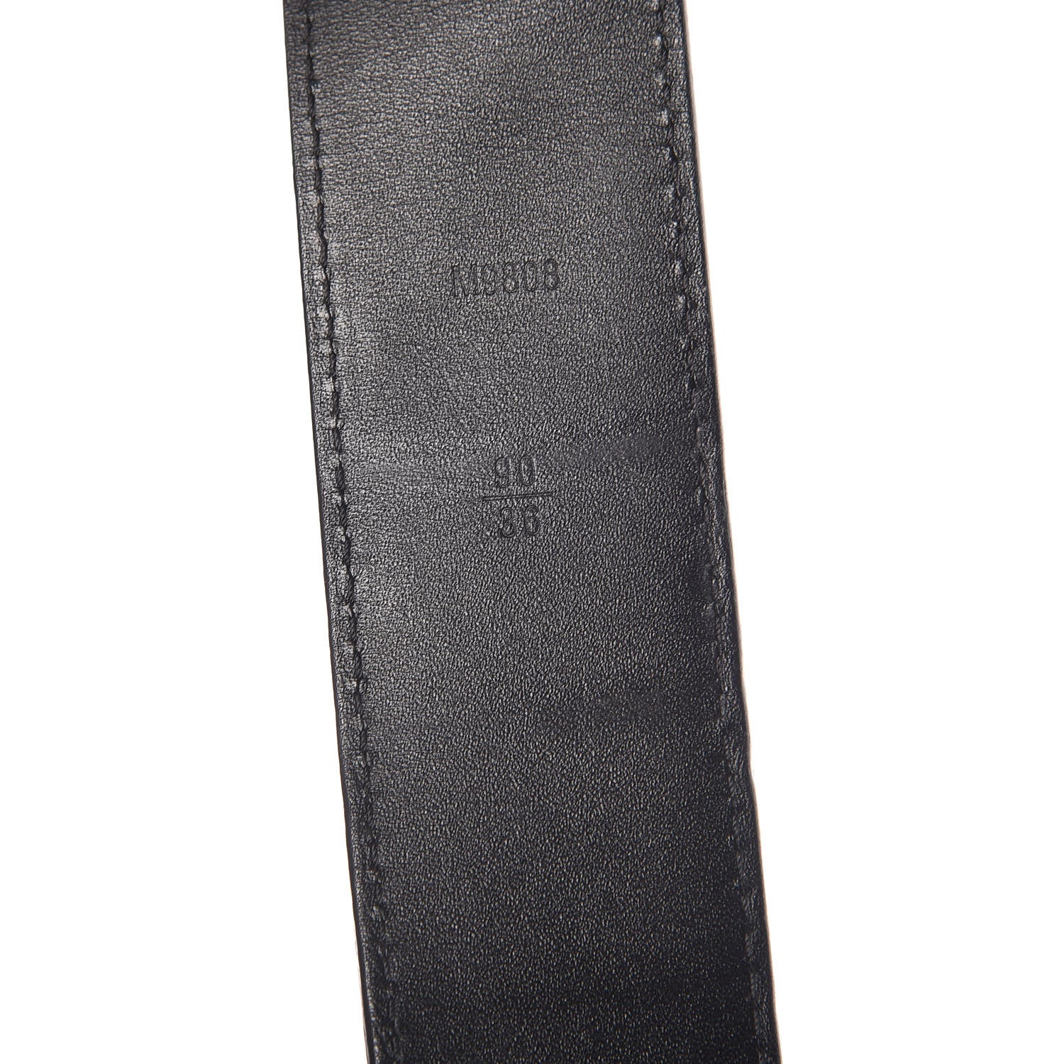 Louis Vuitton Damier Graphite LV Initiales Belt 90 36 8 of 9