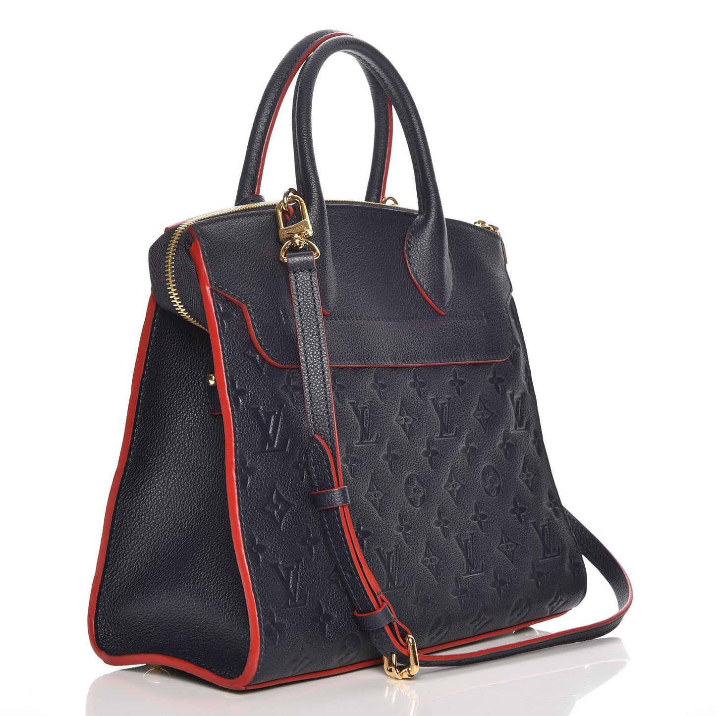 Empreinte Pont Neuf MM Marine Rouge
