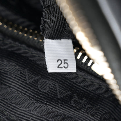 Prada Nappa Re-Nylon Triangle Quilted Patchwork System Shoulder Bag Black 7 of 12