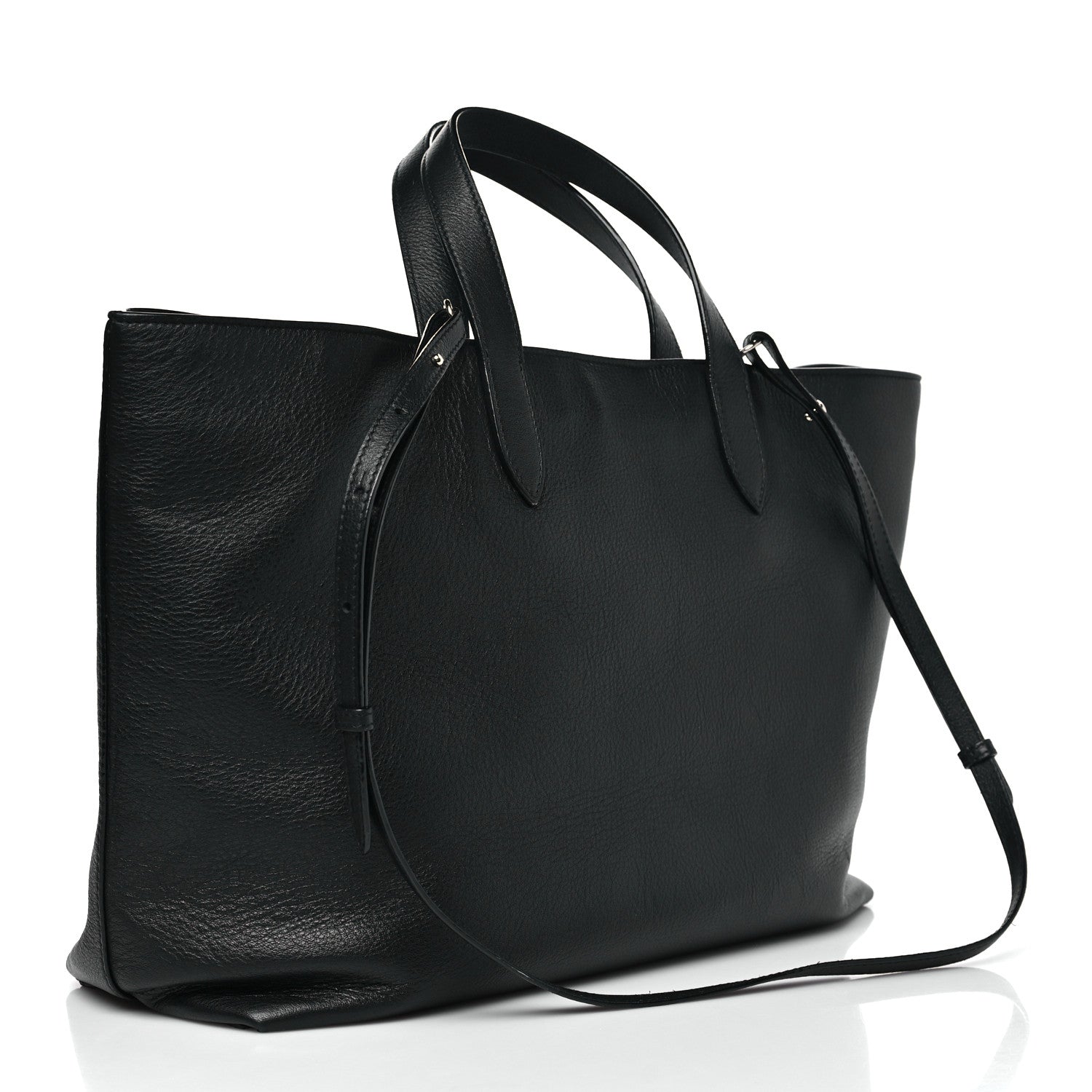 Jimmy Choo Calfskin Crystal Cheri Tote Black 3 of 11