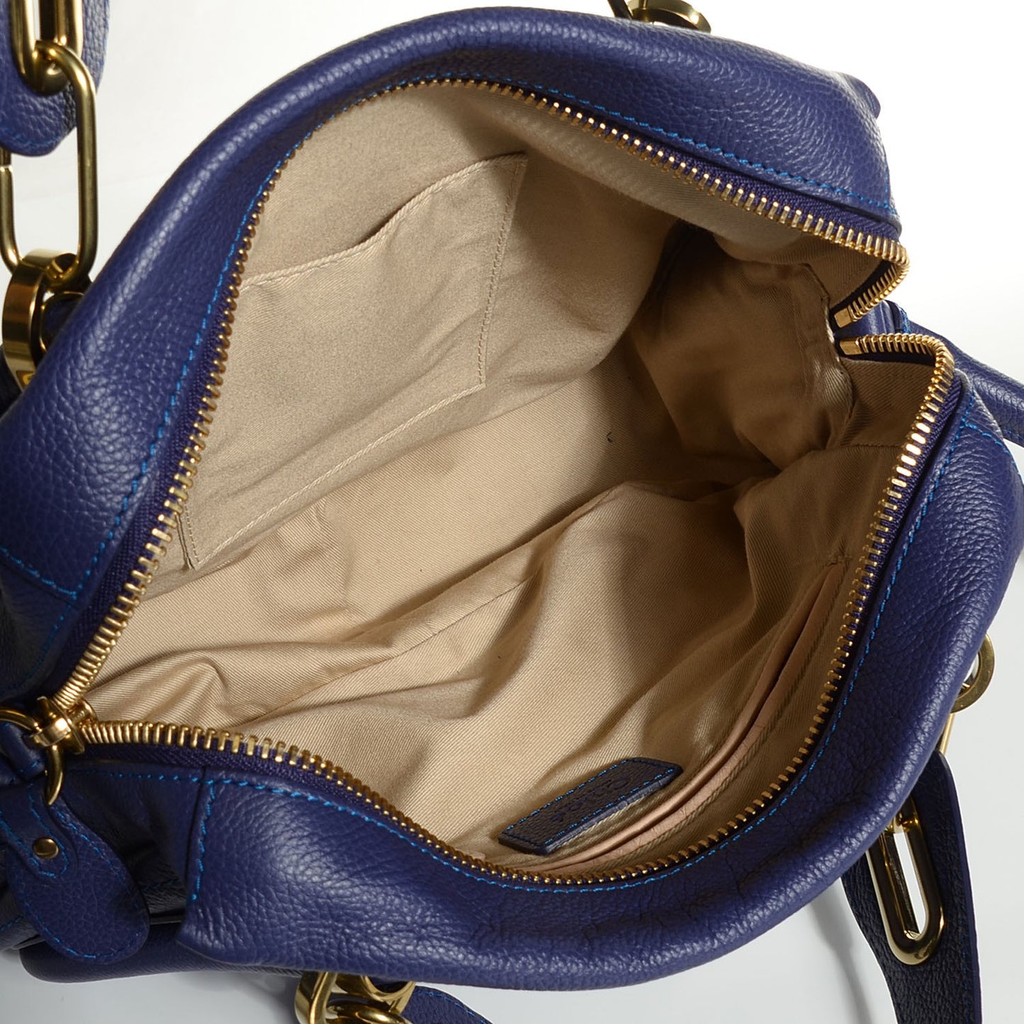 Calfskin Medium Paraty Storm Blue