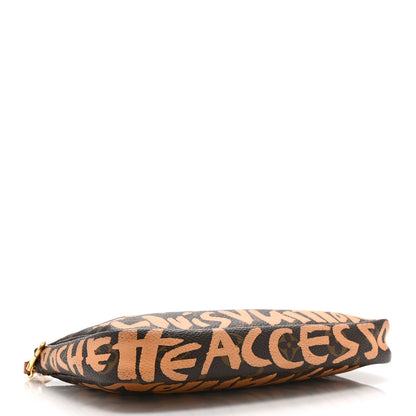 Louis Vuitton Monogram Graffiti Pochette Accessories Peach 4 of 10