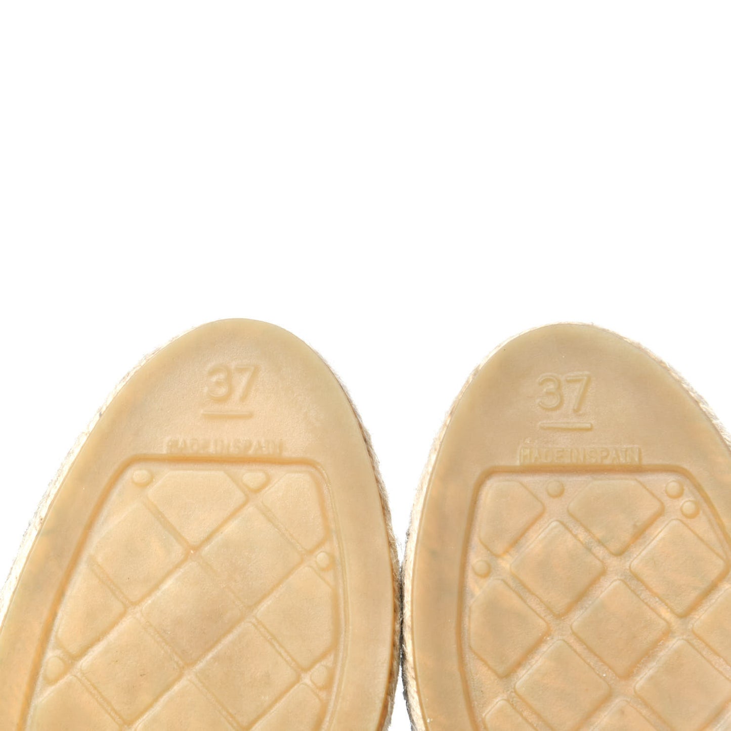 Lambskin CC Espadrilles 37 Black