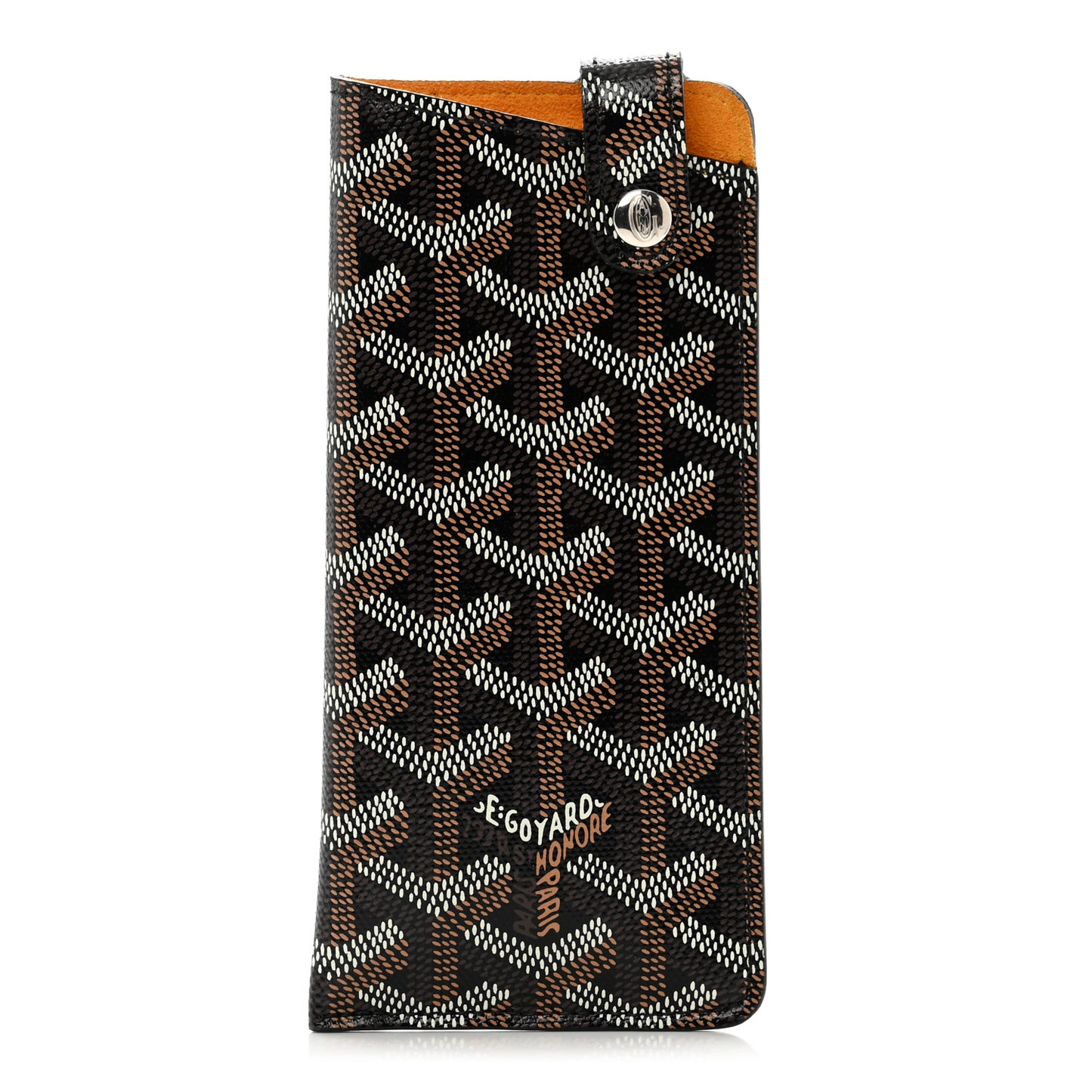 Goyardine Montmartre Glasses Case Black