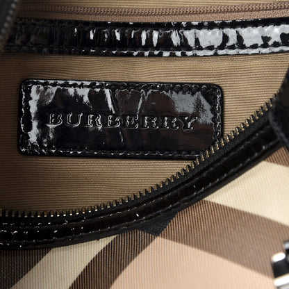 Burberry Nova Check Small Chester Bowling Bag Black 6 of 12