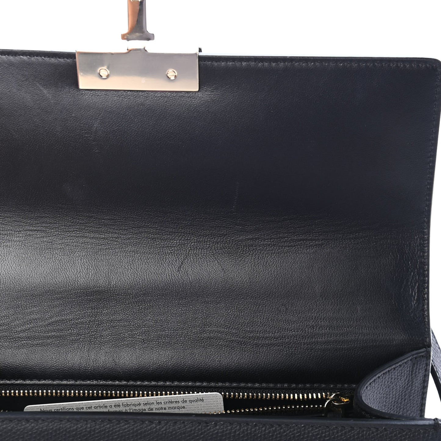 Grained Calfskin Embossed 30 Montaigne Chain Flap Bag Black