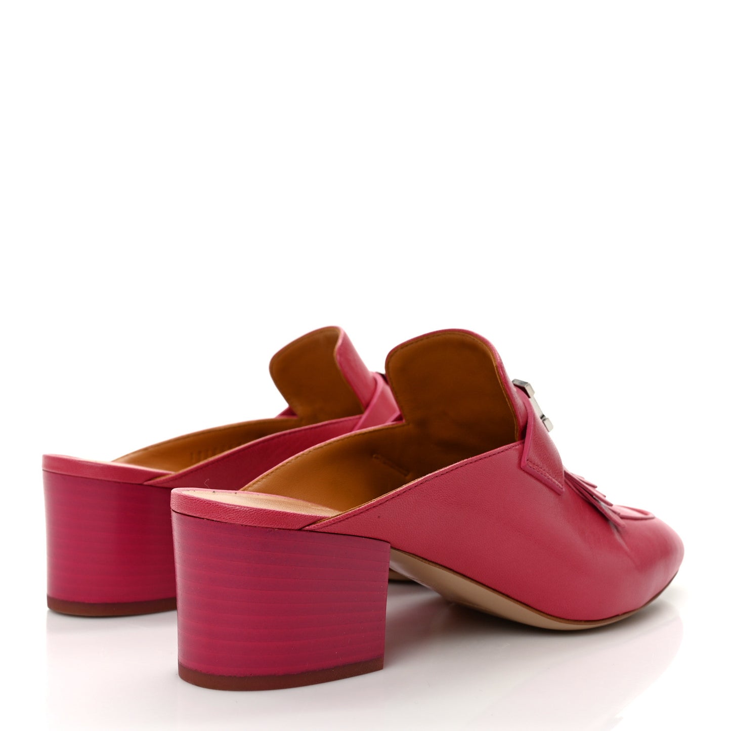 Goatskin Tuileries Mules 38 Rouge Azalee