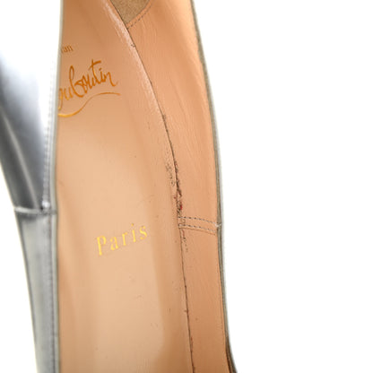 Christian Louboutin Metallic Calfskin So Kate 120 Pumps 40.5 Silver 7 of 11