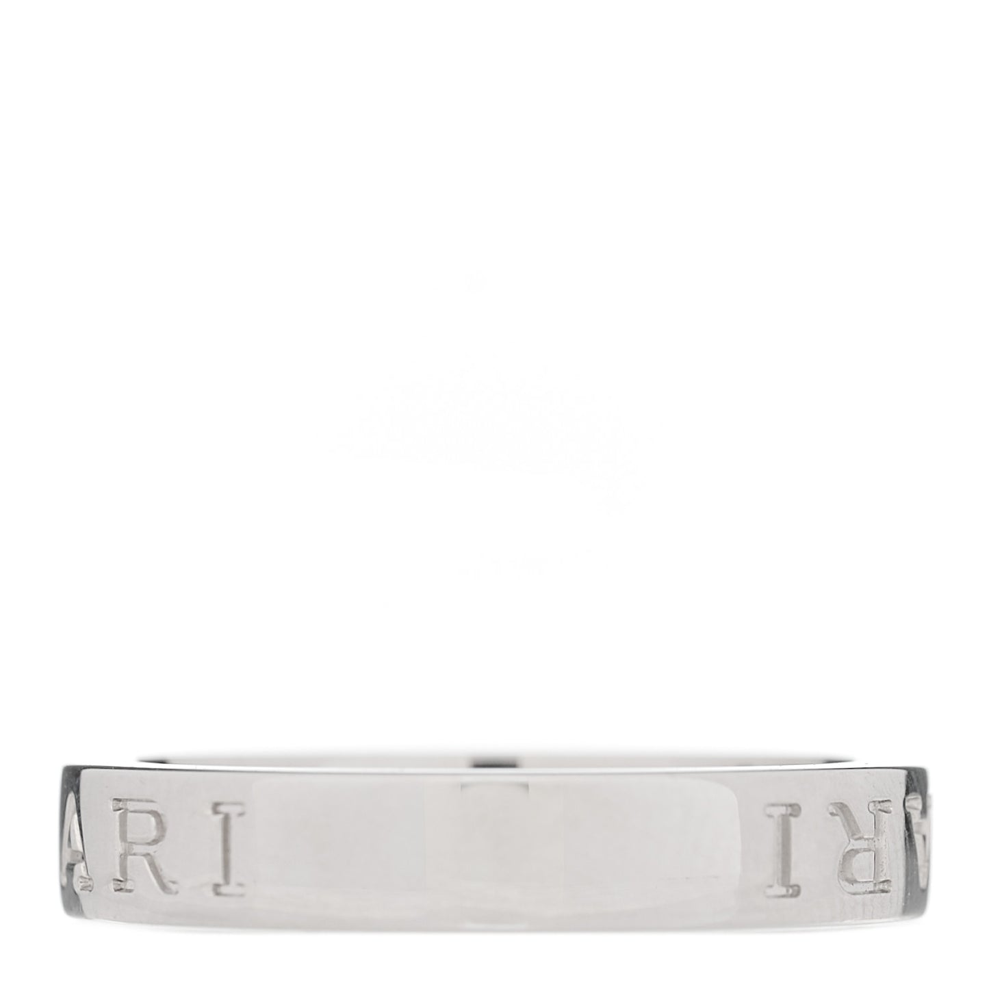 18K White Gold Diamond B.Zero1 Essential Band Ring 58 8.25