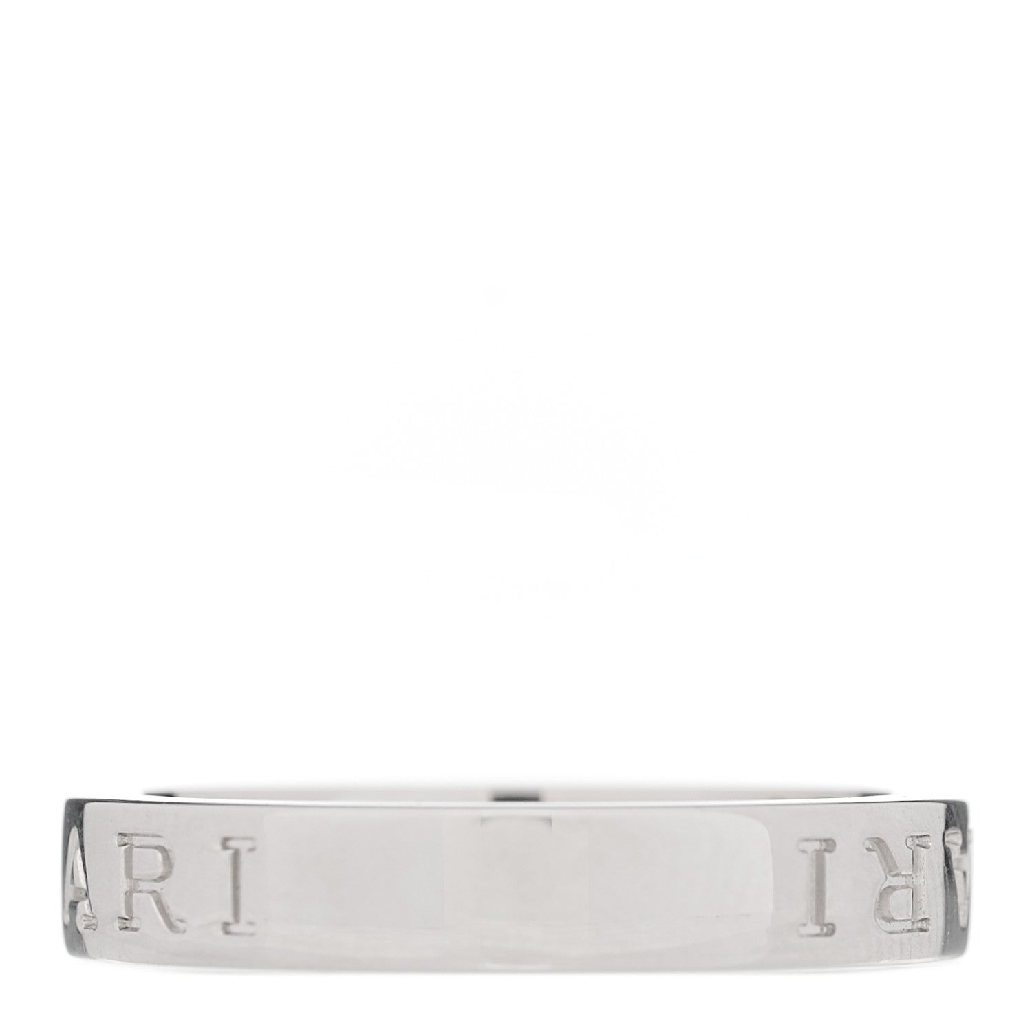 Bulgari 18K White Gold Diamond B.Zero1 Essential Band Ring 58 8.25 3 of 4