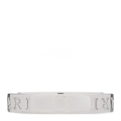 Bulgari 18K White Gold Diamond B.Zero1 Essential Band Ring 58 8.25 3 of 4