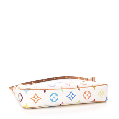 Louis Vuitton Monogram Multicolor Pochette Accessories White 4 of 9