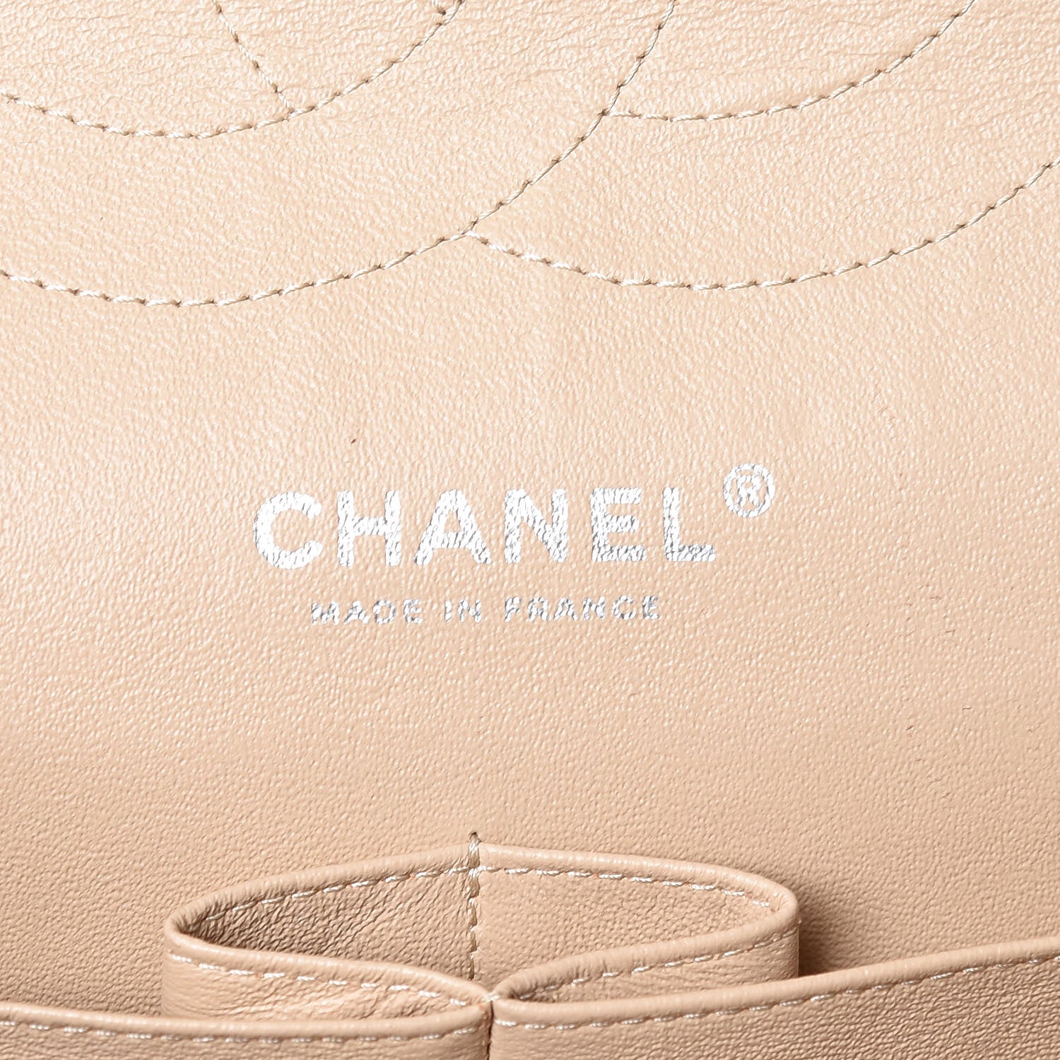Chanel Caviar Quilted Jumbo Double Flap Beige Clair 7 of 18