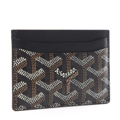 Goyard Goyardine Saint Sulpice Card Holder Black 3 of 6