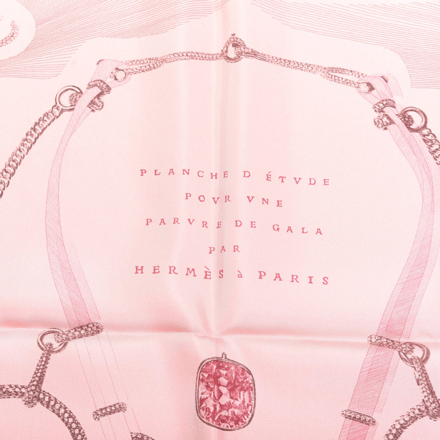 Silk Our Line Etude Pour Une Parure De Gala Scarf 90 Rose Ballerine Taupe Framboise
