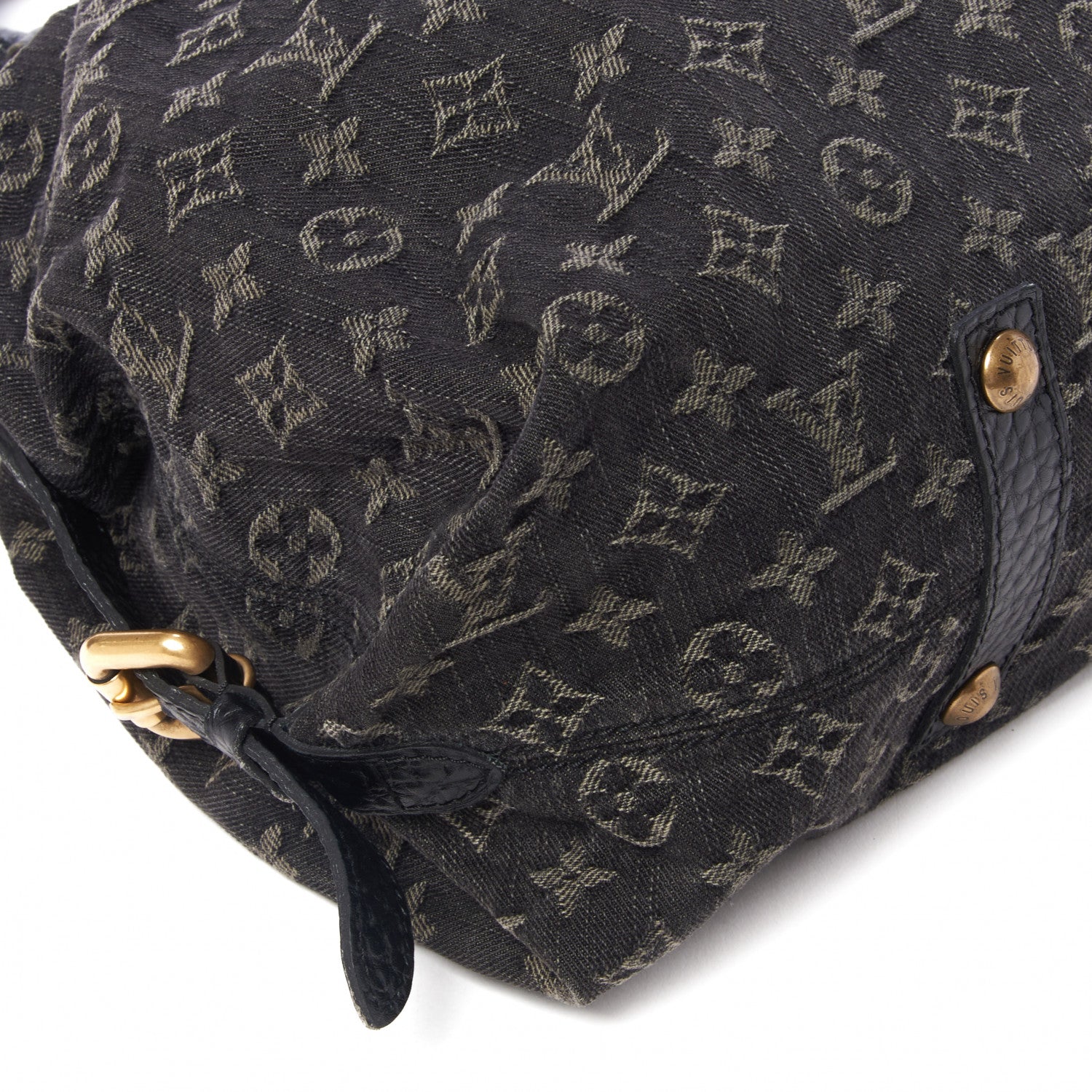 Louis Vuitton Denim Neo Cabby MM Black 6 of 8