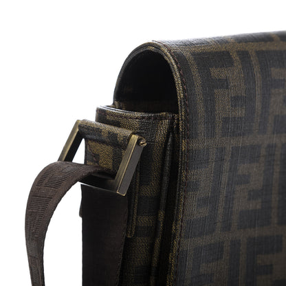Fendi Zucca Spalmati Messenger Bag Tobacco 11 of 11