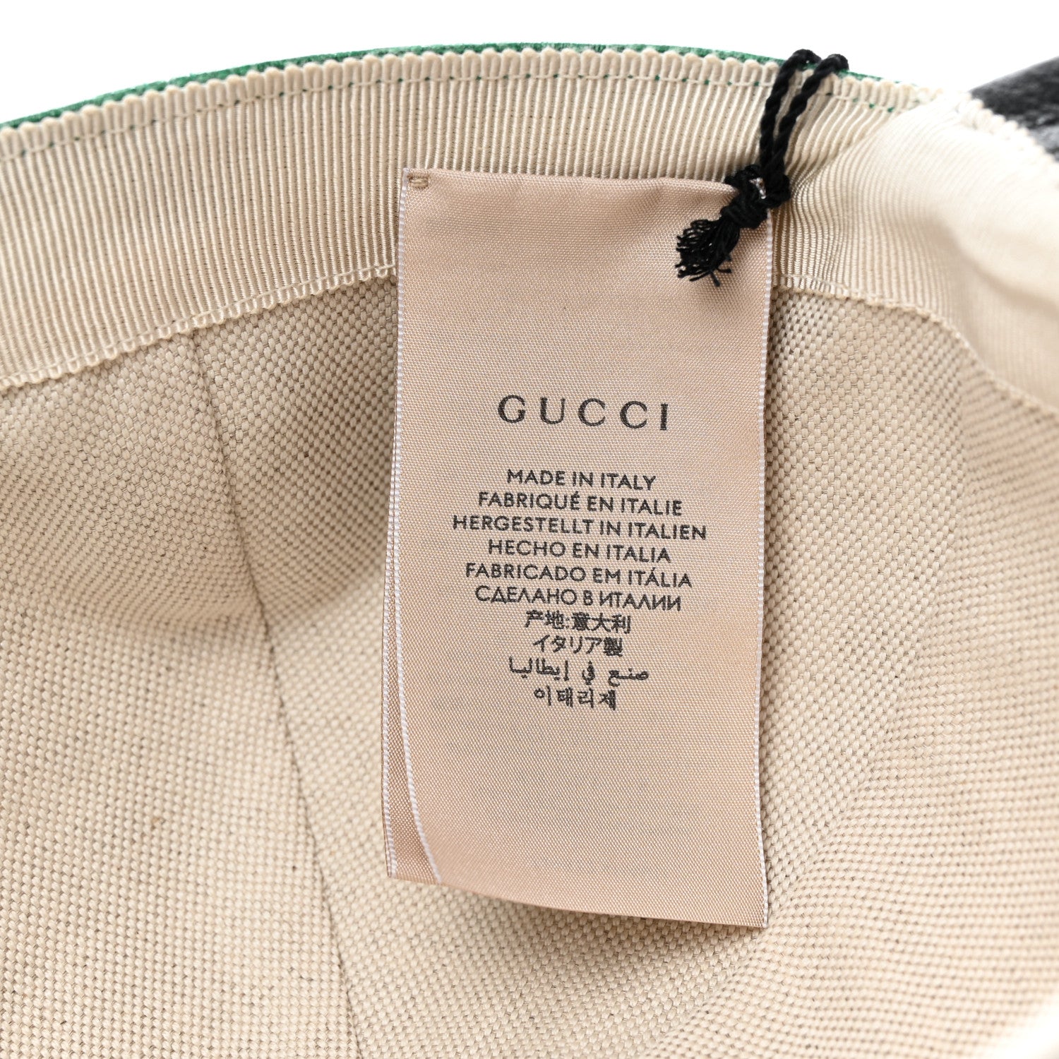 Gucci X ADIDAS Crystal Monogram Textured Dollar Calfskin Trefoil Embroidered Stefanos Baseball Hat New Shamarock Black 8 of 8