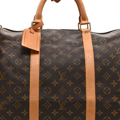 Louis Vuitton Monogram Keepall Bandouliere 60 7 of 9