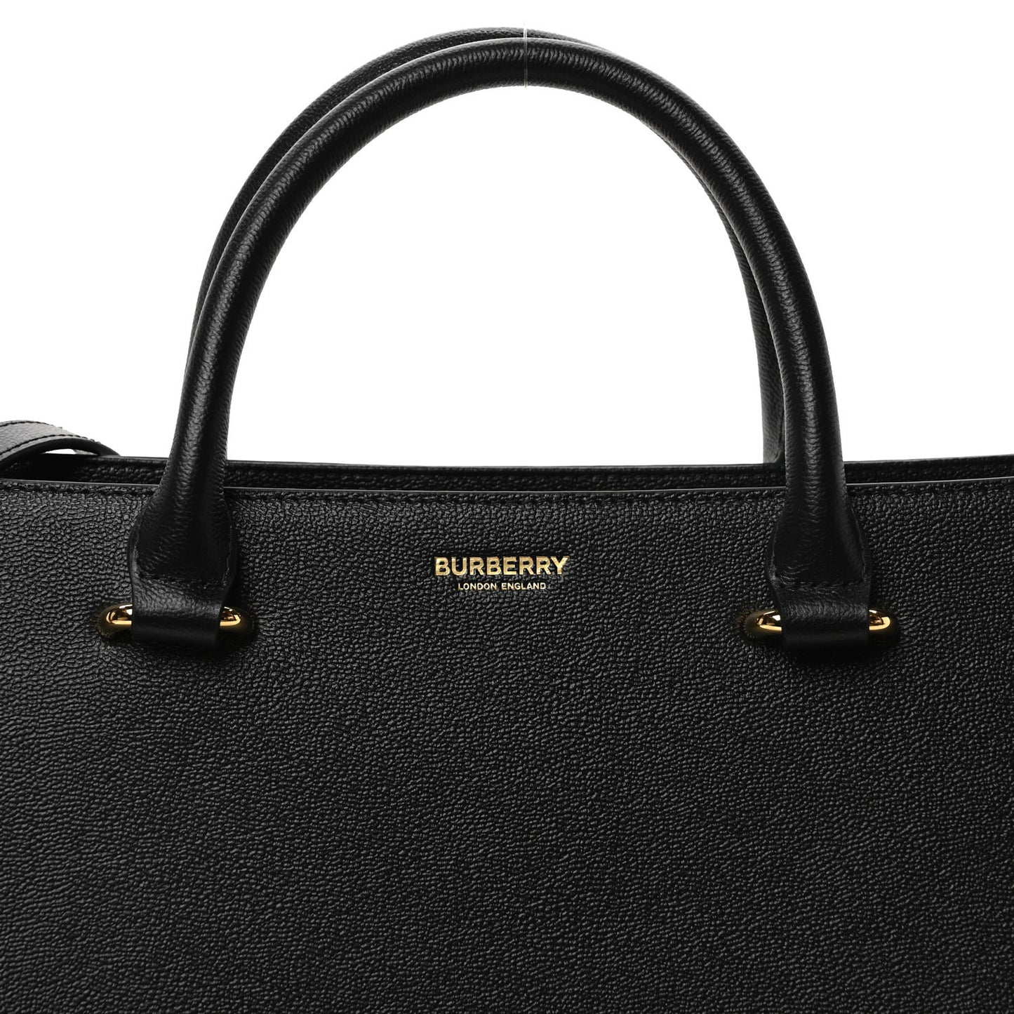 Calfskin Mega Check Small Banwell Tote Black