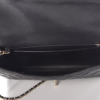 Chanel Caviar Quilted Clutch With Chain Flap Black 7 of 10