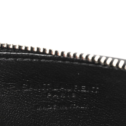 Saint Laurent Grained Calfskin 5 Fragments Zip Pouch Card Holder Black 6 of 9
