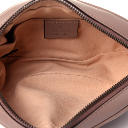 Gucci Calfskin Matelasse GG Marmont Belt Bag 95 38 Porcelain Rose 5 of 13