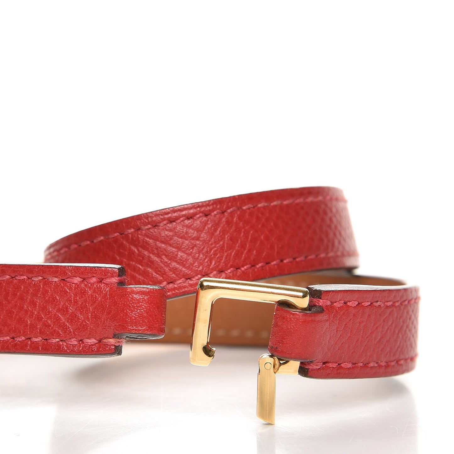Epsom Rivale Double Tour Bracelet M Rouge Casaque