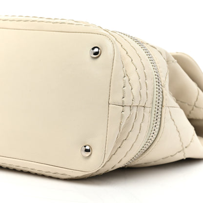 Chanel Calfskin Stitched Large Expandable Flap Bag White 8 of 21