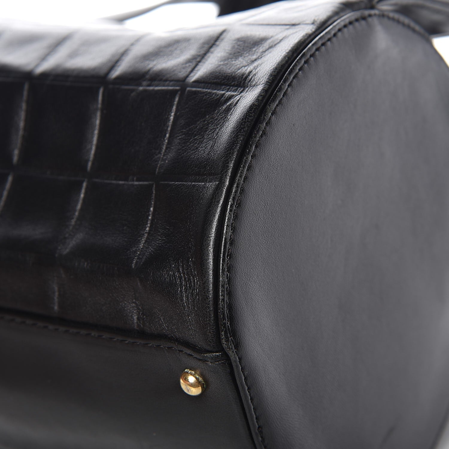 Chanel Lambskin Chocolate Bar Quilted Bag Black 11 of 13