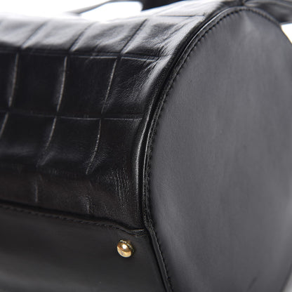 Chanel Lambskin Chocolate Bar Quilted Bag Black 11 of 13