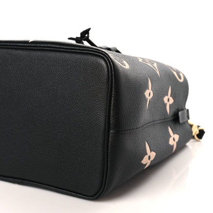Louis Vuitton Empreinte Monogram Giant Neonoe MM Black Beige 9 of 9