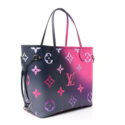 Louis Vuitton Monogram Giant Spring In The City Neverfull MM Midnight Fuchsia 4 of 12