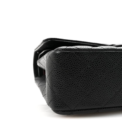 Chanel Caviar Quilted Medium Double Flap Black 9 of 11