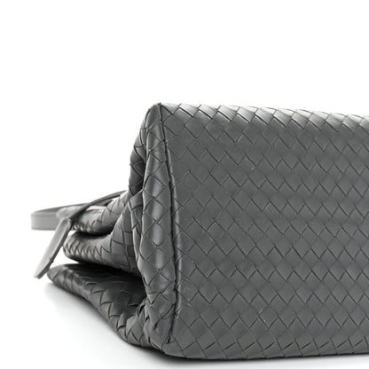 Bottega Veneta BOTTEGA VENETA Light Calf Intrecciato Small Roma Light Grey 8 of 9