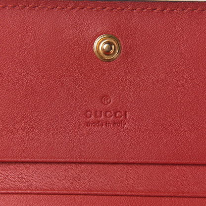 Gucci Soft GG Supreme Monogram Mystic Cat Card Case Wallet 6 of 7