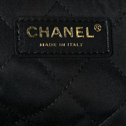 Chanel Shiny Calfskin Quilted Chanel 22 Black 7 of 14