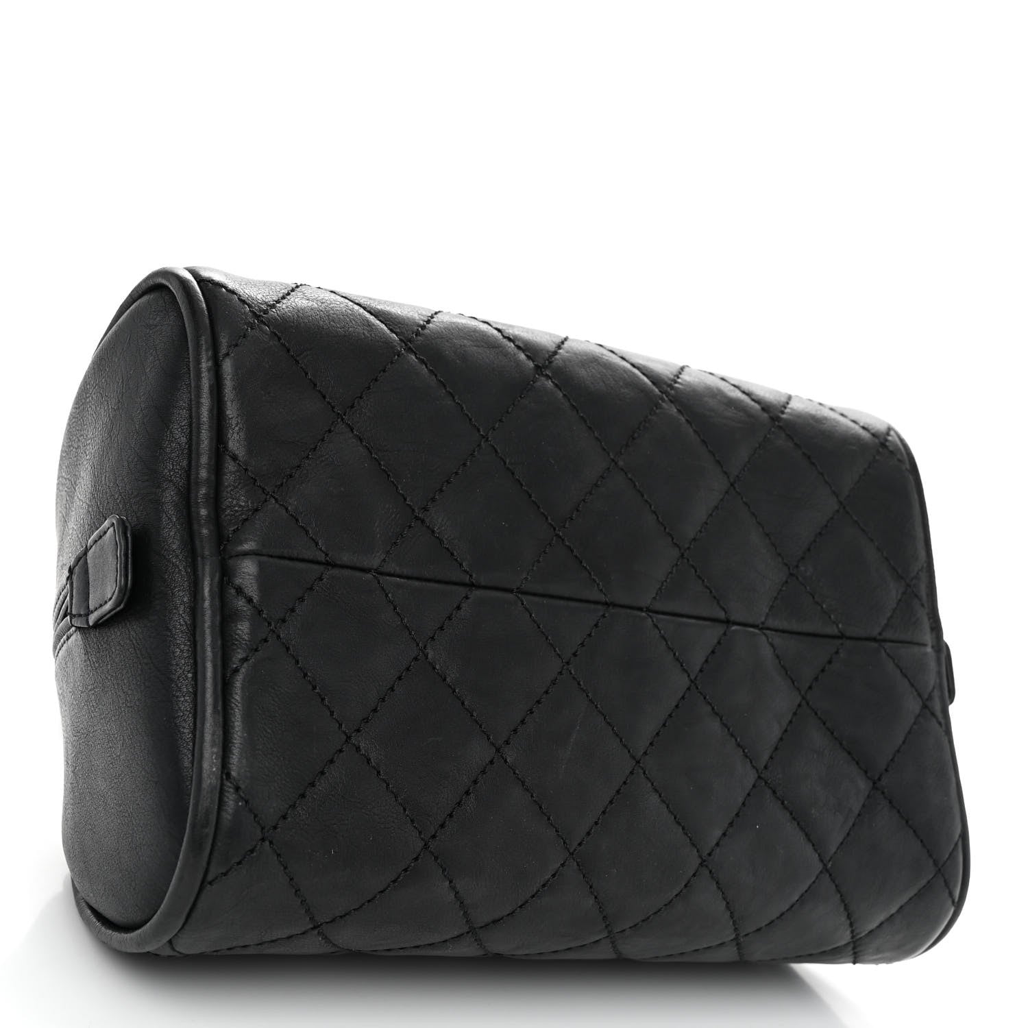 Chanel Calfskin Quilted Small Bowler Black 4 of 10