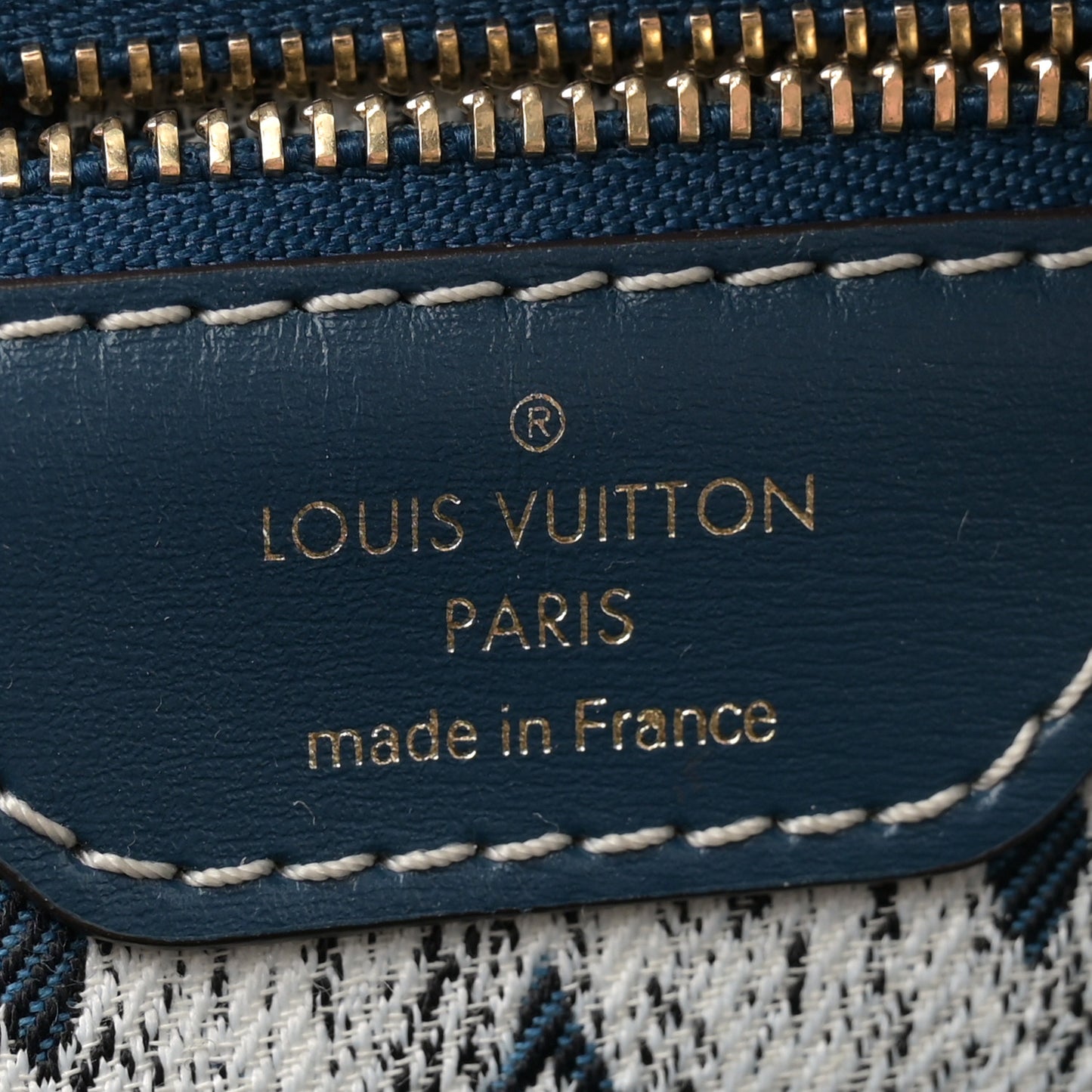 Monogram Jacquard Denim Speedy Bandouliere 25 Bleu