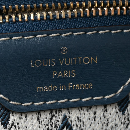 Louis Vuitton Monogram Jacquard Denim Speedy Bandouliere 25 Bleu 6 of 9
