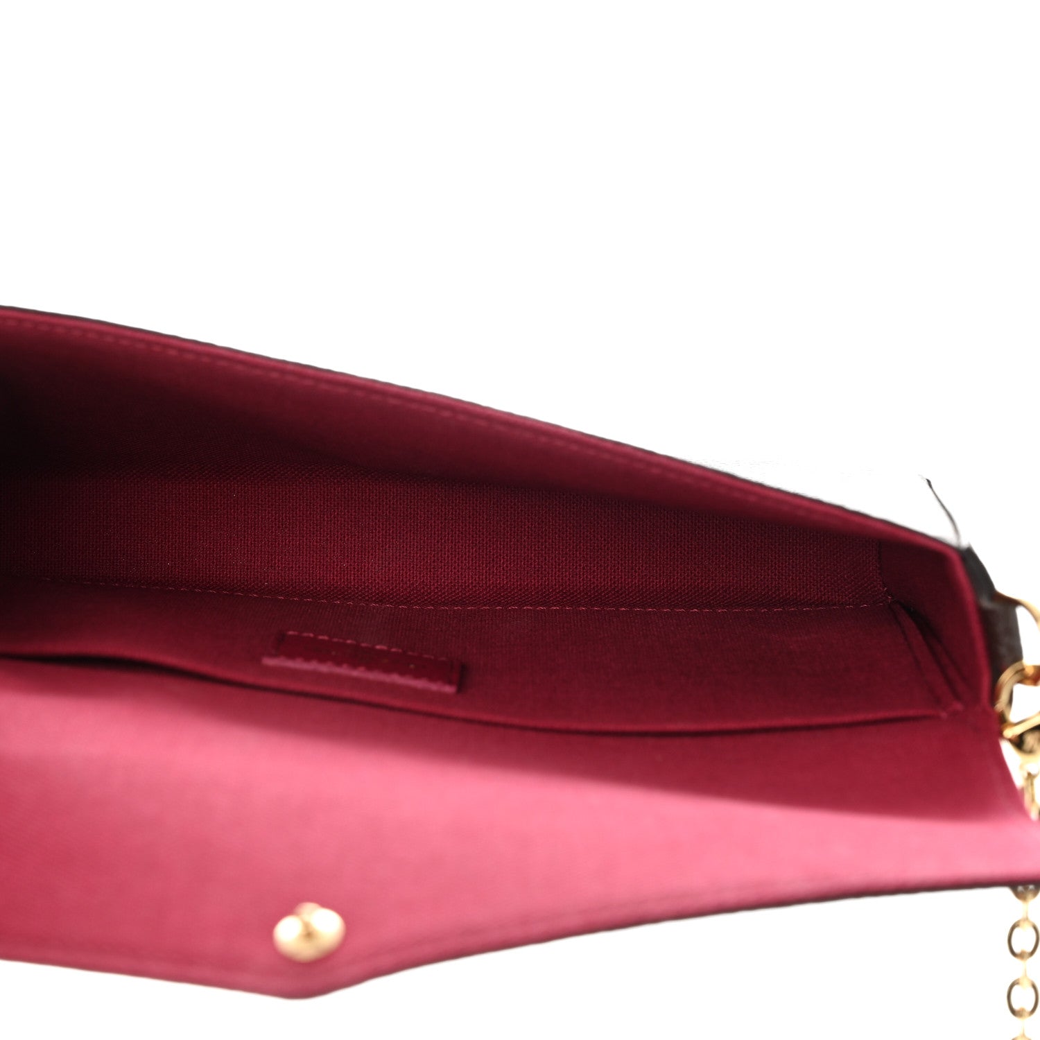 Louis Vuitton Monogram Pochette Felicie Chain Wallet Fuchsia 8 of 17