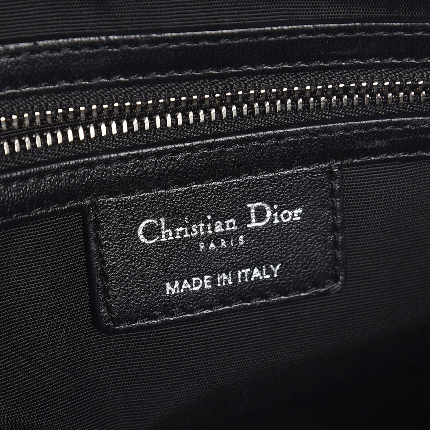 Lambskin Cannage Small Dior Soft Zipped Shopping Tote Black