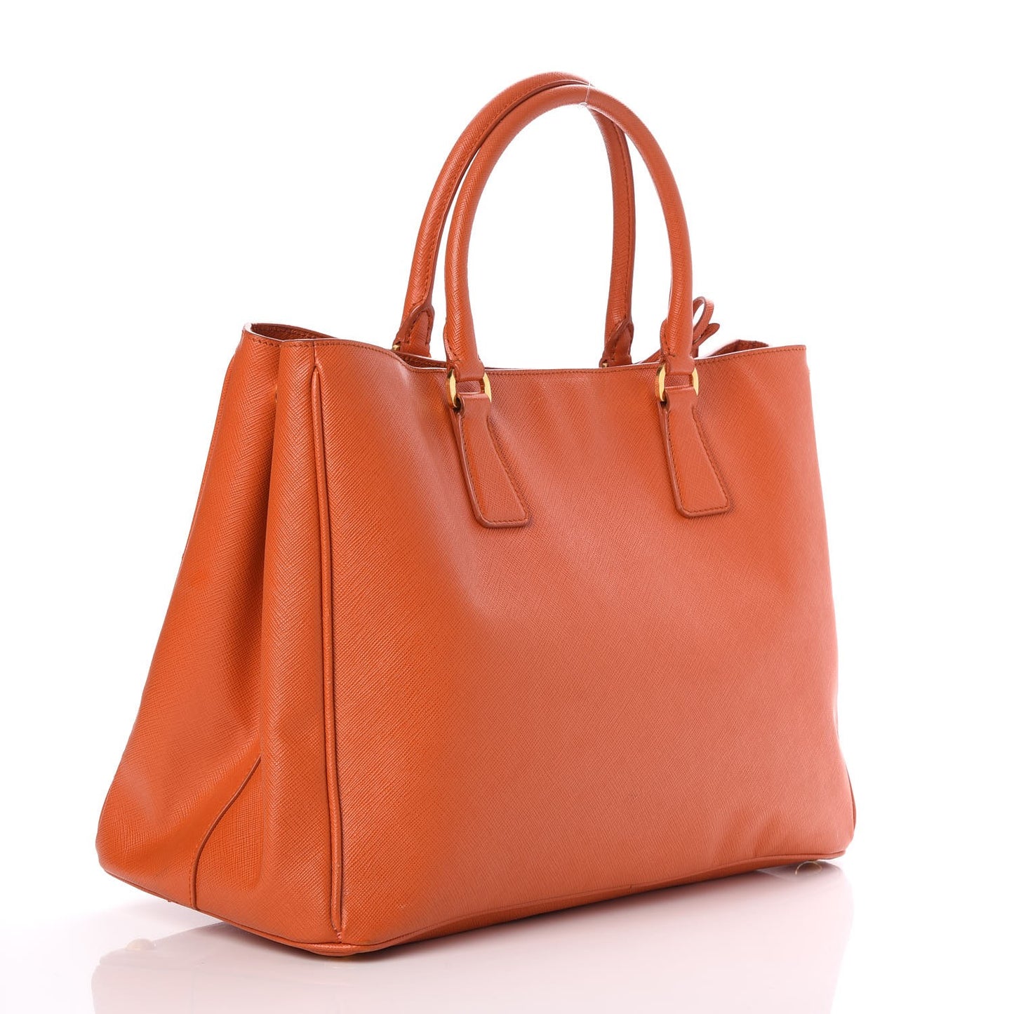 Saffiano Lux Large Tote Papaya