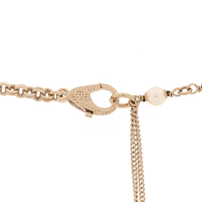 Chanel Pearl CC Short Necklace Gold 4 of 4